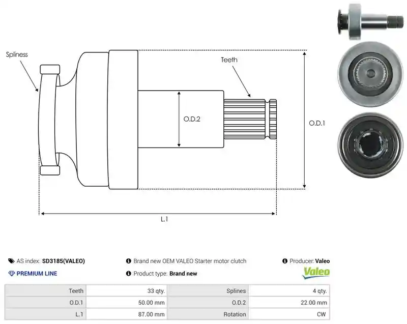 AS-PL SD3185(VALEO)