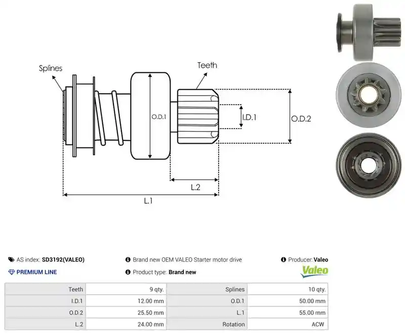 AS-PL SD3192(VALEO)