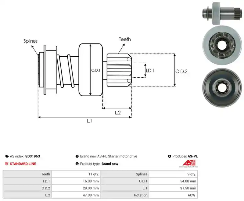 AS-PL SD3196S