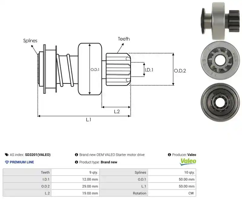 AS-PL SD3201(VALEO)