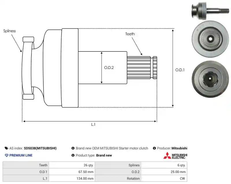 AS-PL SD5038(MITSUBISHI)
