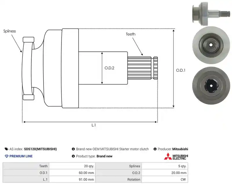 AS-PL SD5120(MITSUBISHI)