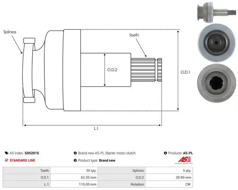 AS-PL SD5201S