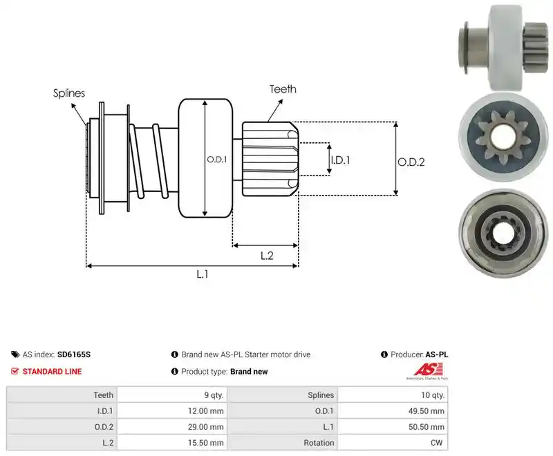 AS-PL SD6165S