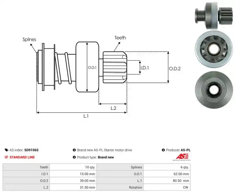 AS-PL SD9156S