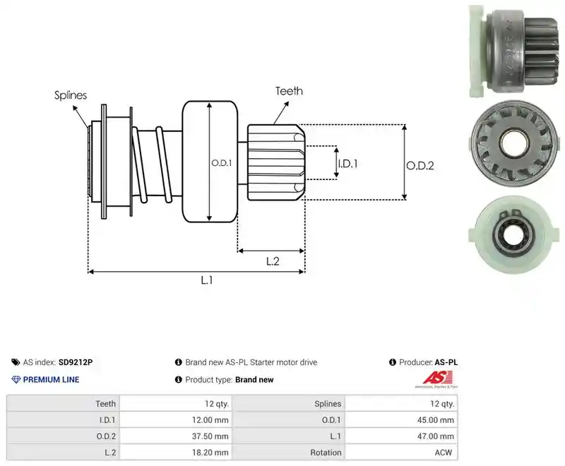 AS-PL SD9212P