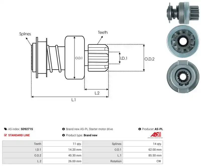AS-PL SD9271S