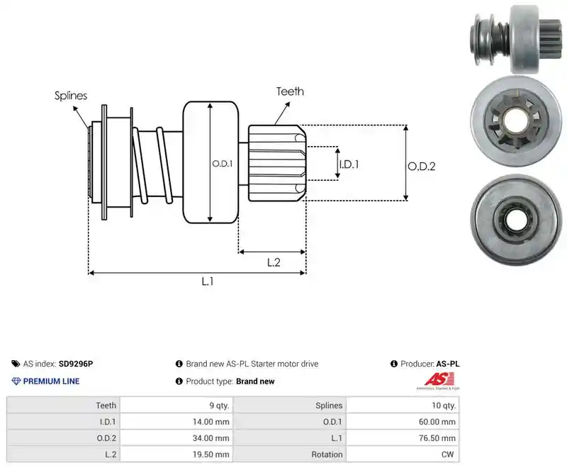 AS-PL SD9296P