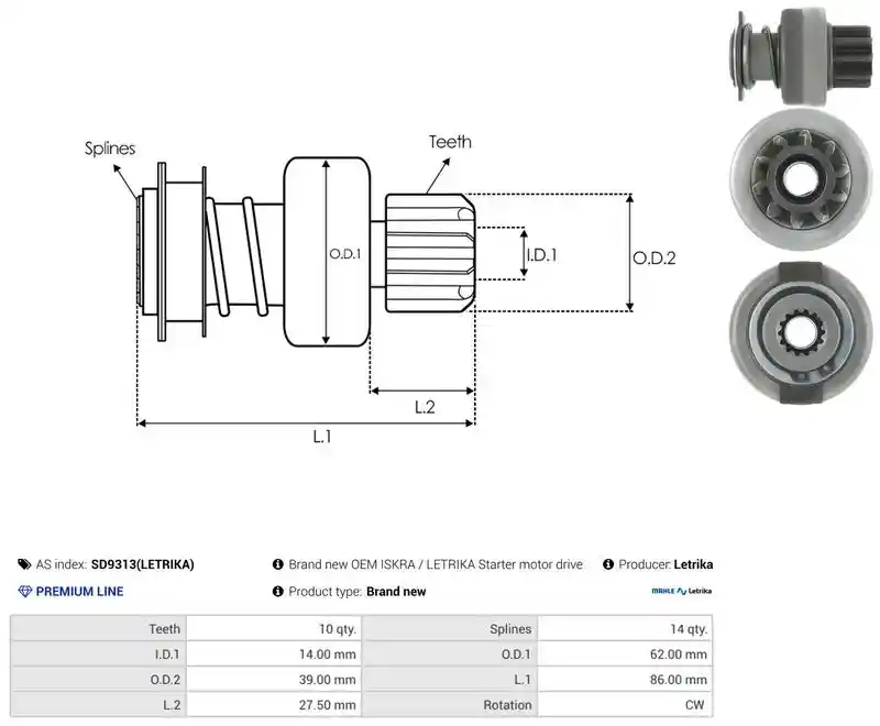AS-PL SD9313(LETRIKA)