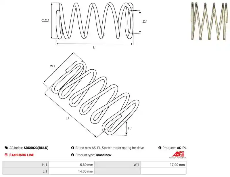 AS-PL SDK0023(BULK)