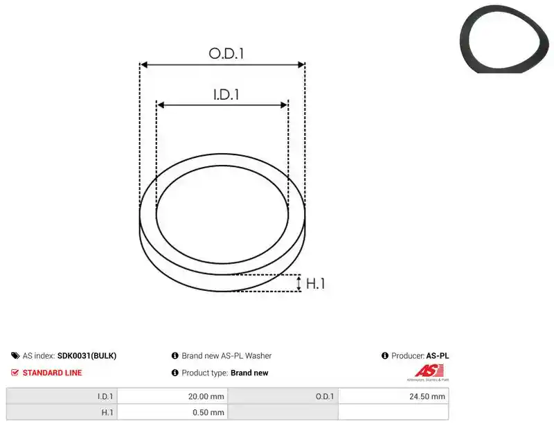 AS-PL SDK0031(BULK)