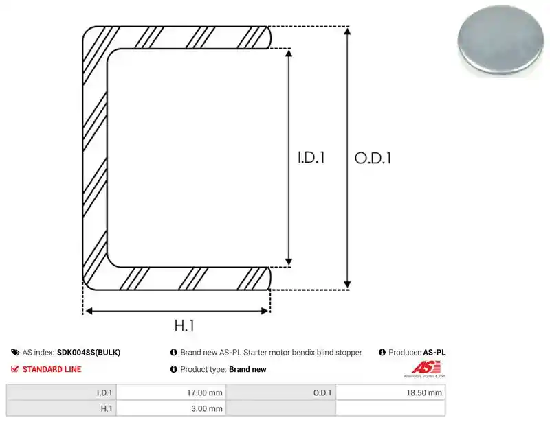 AS-PL SDK0048S(BULK)