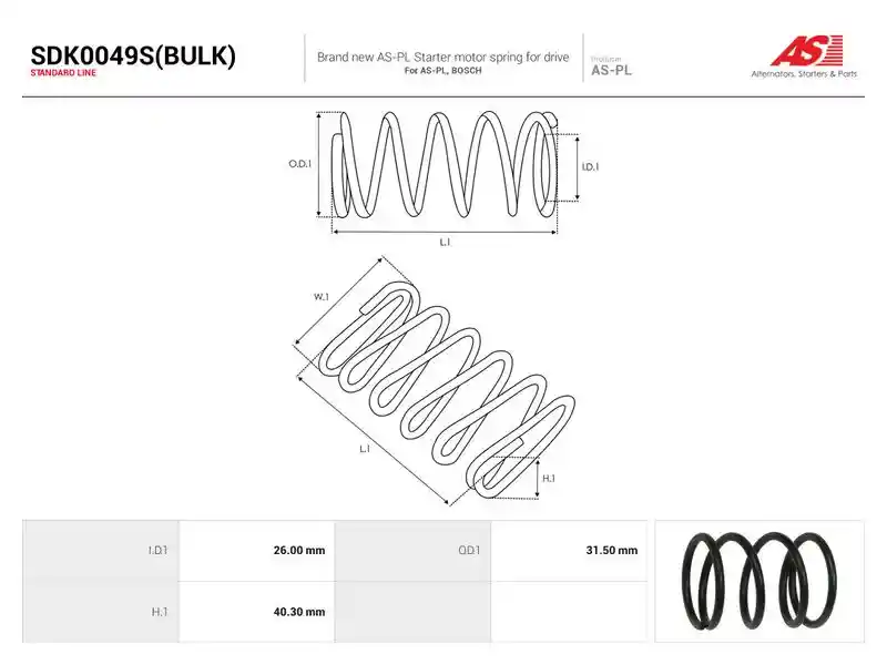 AS-PL SDK0049S(BULK)