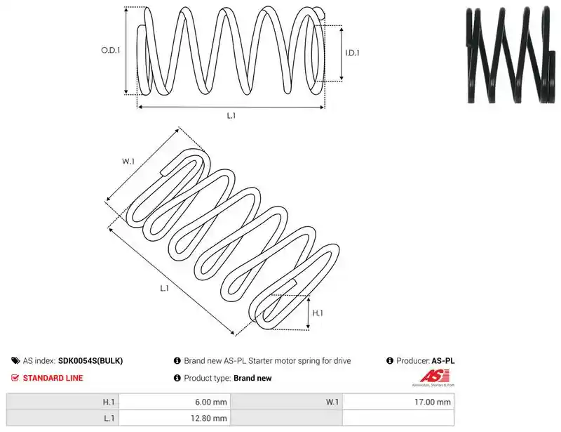 AS-PL SDK0054S(BULK)