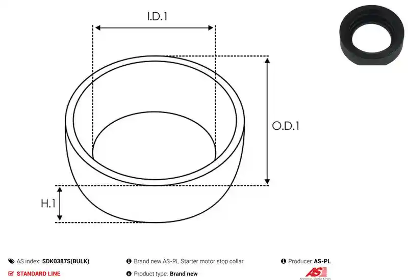 AS-PL SDK0387S(BULK)