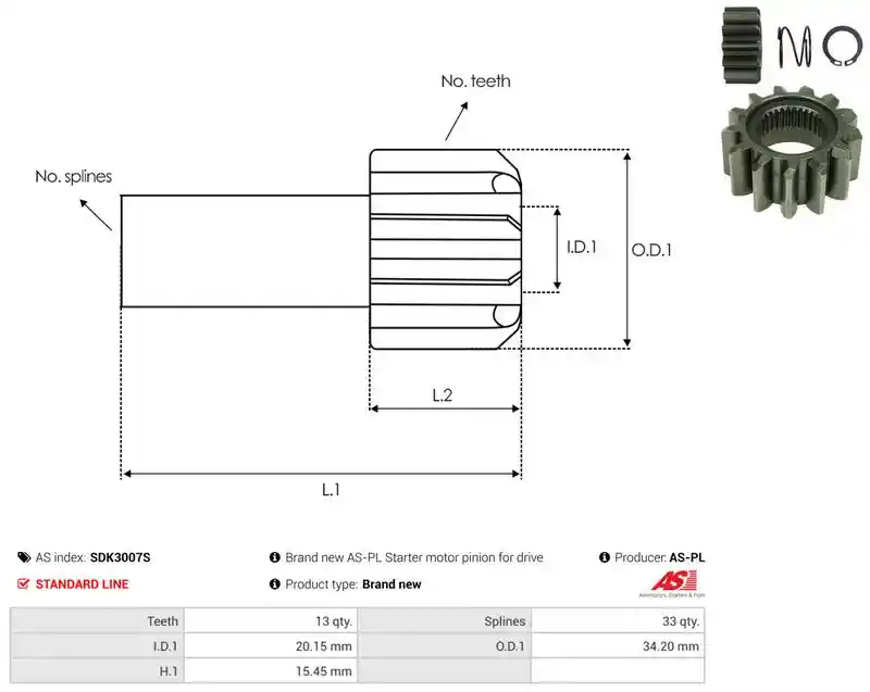 AS-PL SDK3007S