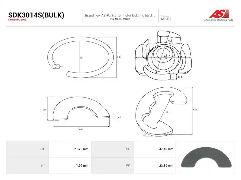 AS-PL SDK3014S(BULK)