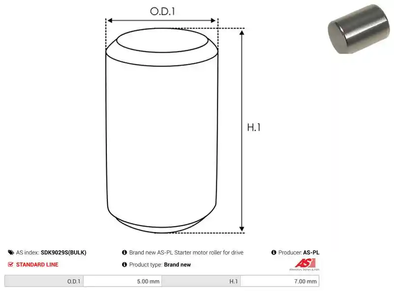 AS-PL SDK9029S(BULK)