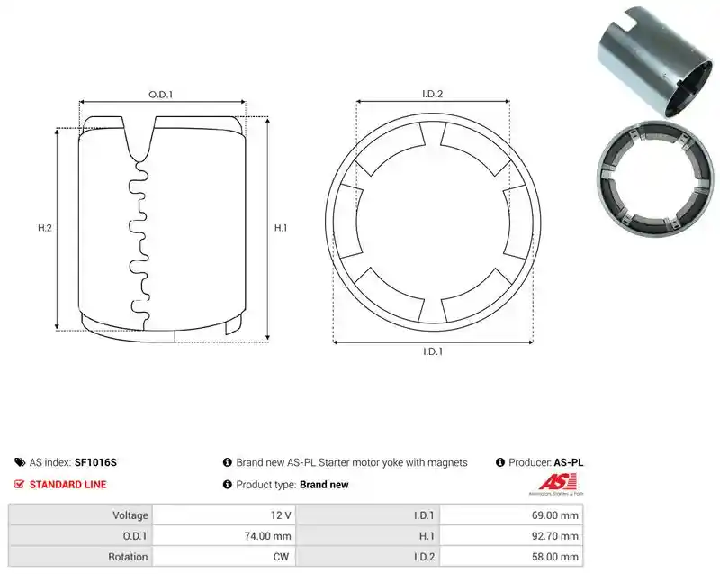 AS-PL SF1016S
