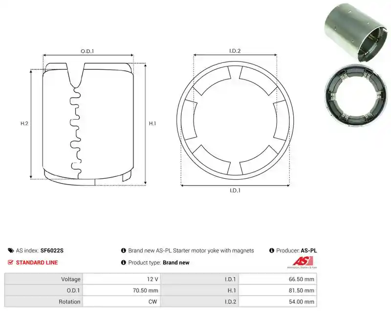 AS-PL SF6022S