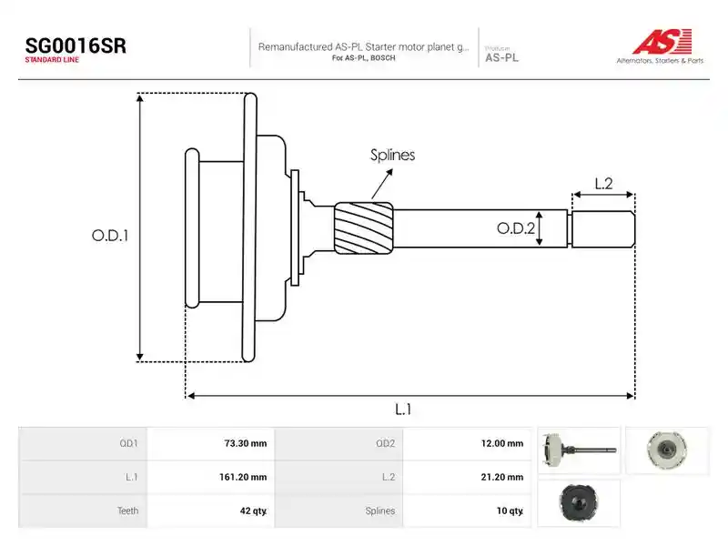 AS-PL SG0016SR