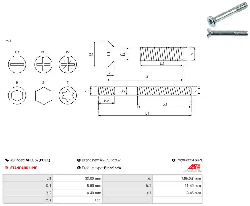 AS-PL SP0052(BULK)