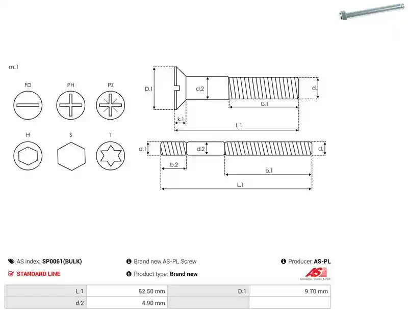 AS-PL SP0061(BULK)