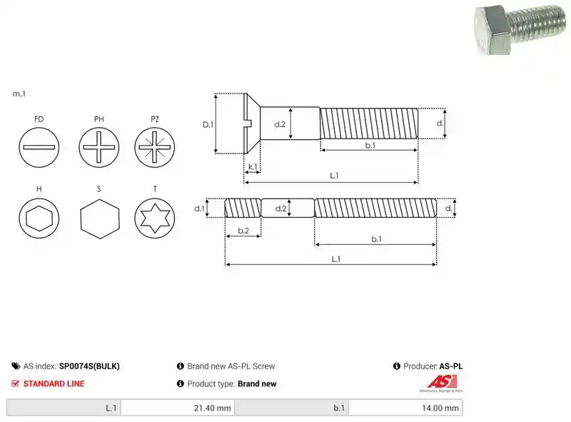 AS-PL SP0074S(BULK)