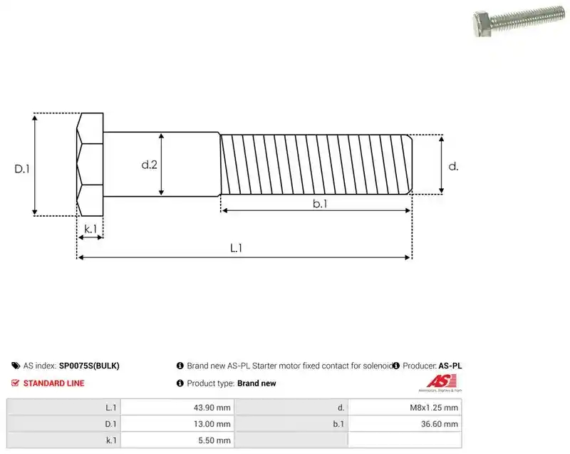 AS-PL SP0075S(BULK)