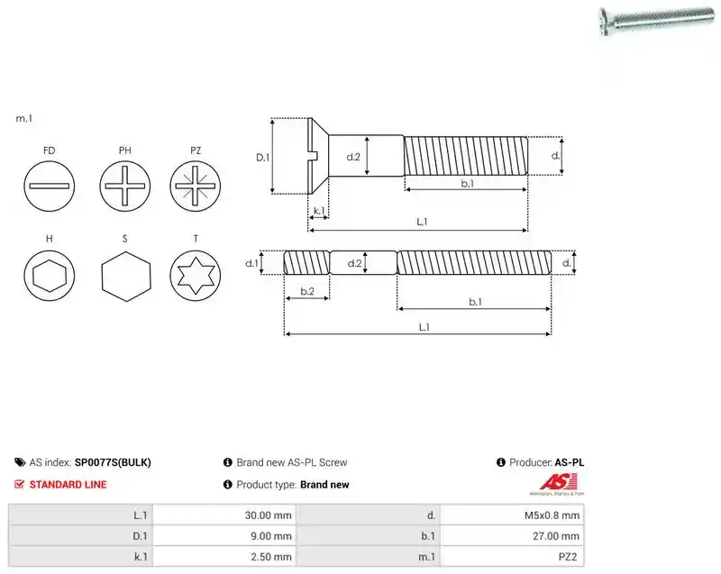AS-PL SP0077S(BULK)