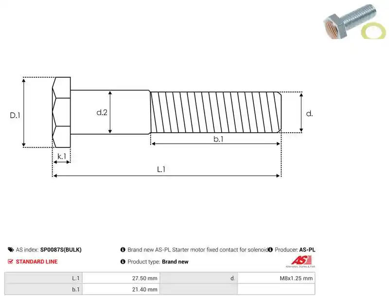 AS-PL SP0087S(BULK)