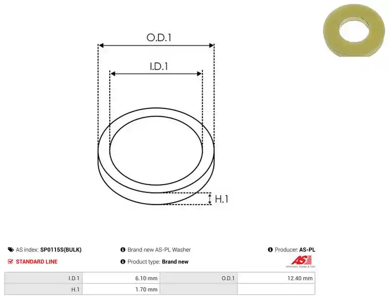 AS-PL SP0115S(BULK)
