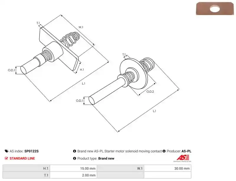 AS-PL SP0122S