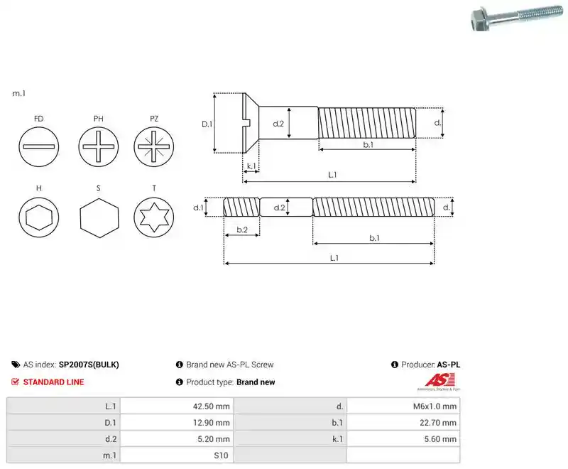 AS-PL SP2007S(BULK)