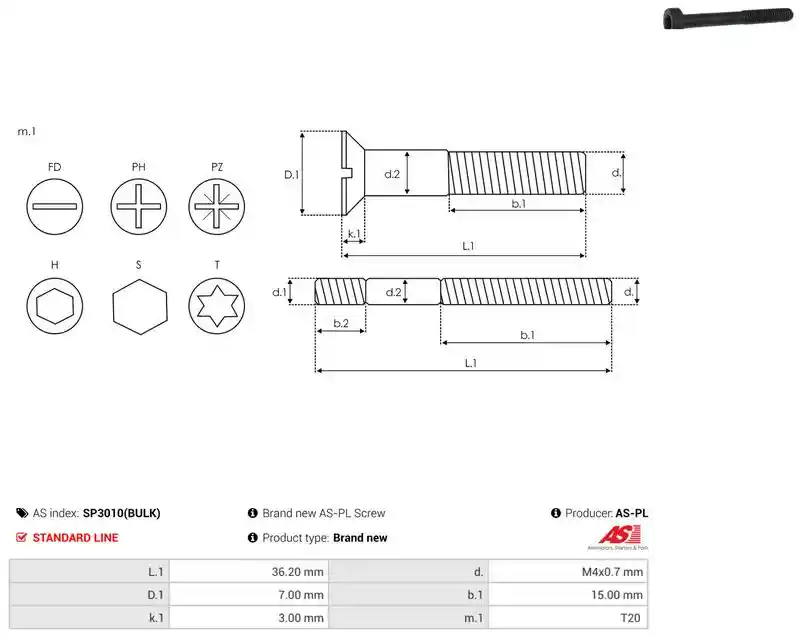 AS-PL SP3010(BULK)