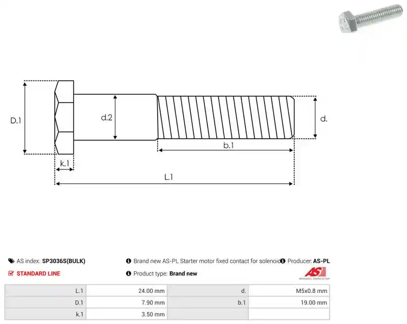 AS-PL SP3036S(BULK)
