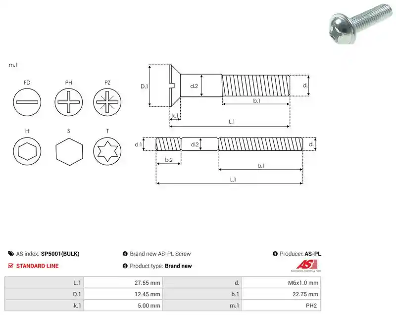 AS-PL SP5001(BULK)