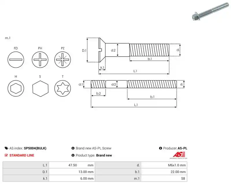 AS-PL SP5004(BULK)