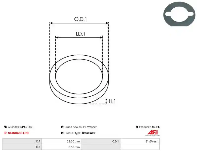 AS-PL SP5018S