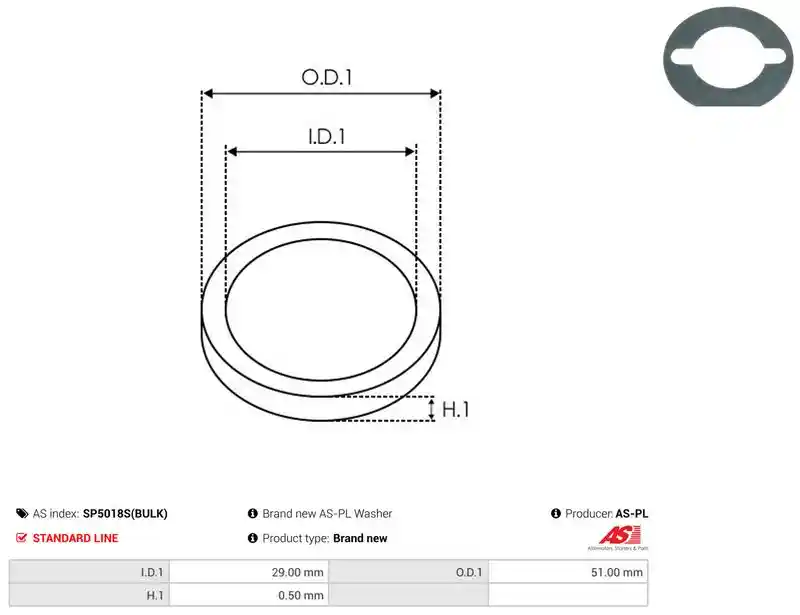 AS-PL SP5018S(BULK)