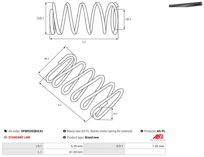 AS-PL SP6053S(BULK)
