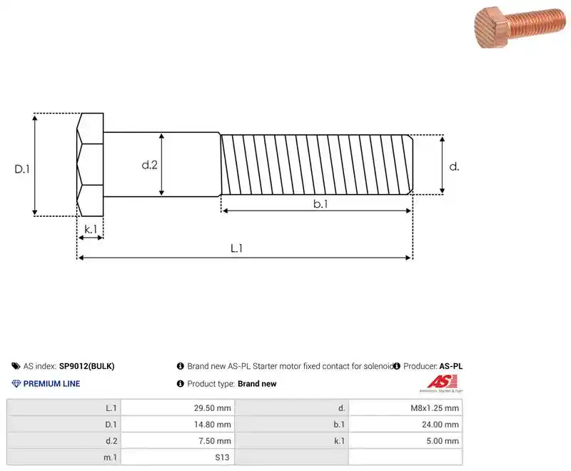 AS-PL SP9012(BULK)