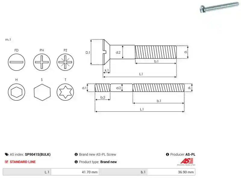 AS-PL SP9041S(BULK)