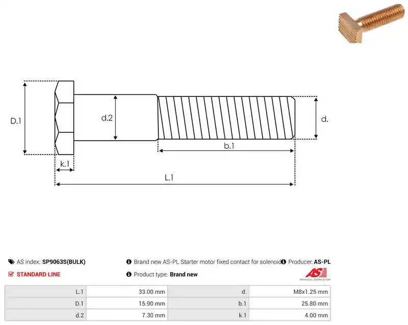 AS-PL SP9063S(BULK)