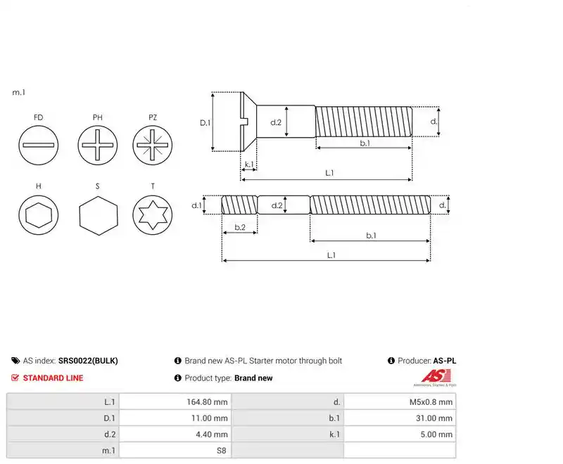 AS-PL SRS0022(BULK)