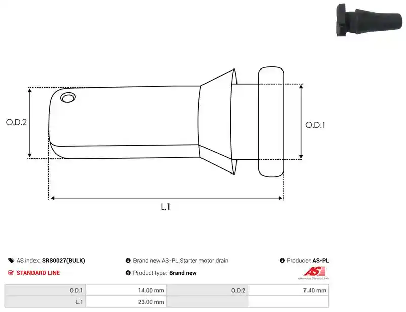 AS-PL SRS0027(BULK)