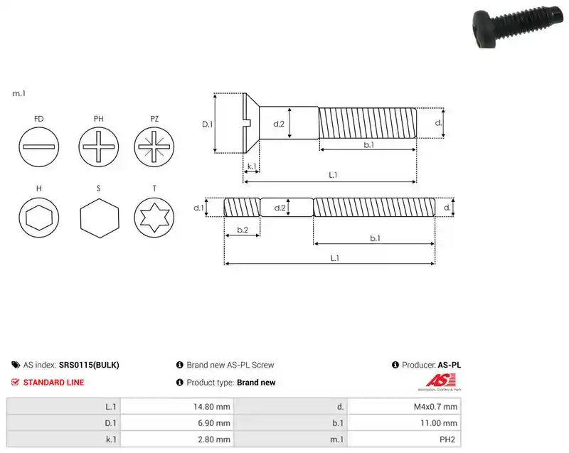 AS-PL SRS0115(BULK)