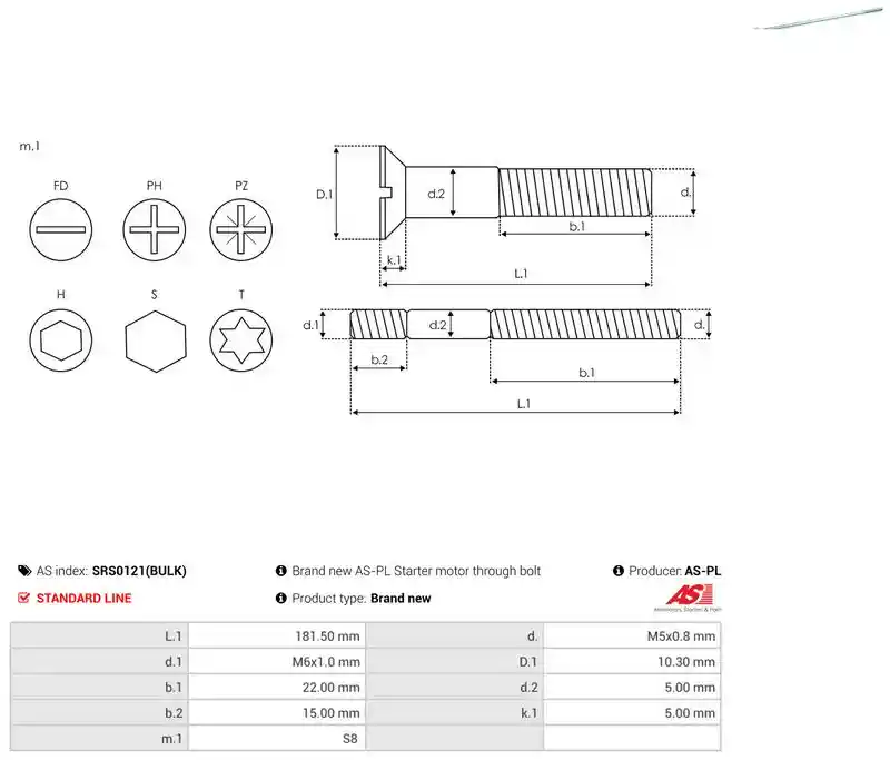 AS-PL SRS0121(BULK)