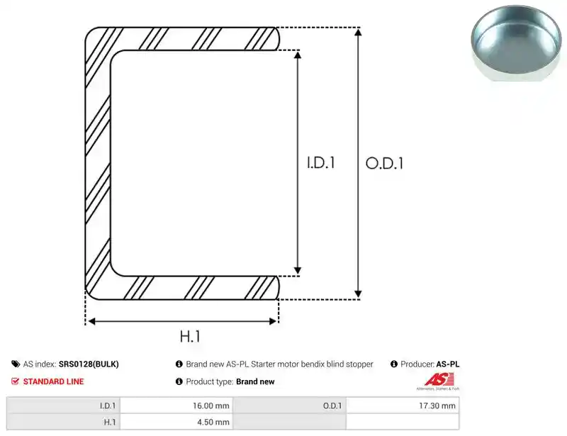 AS-PL SRS0128(BULK)
