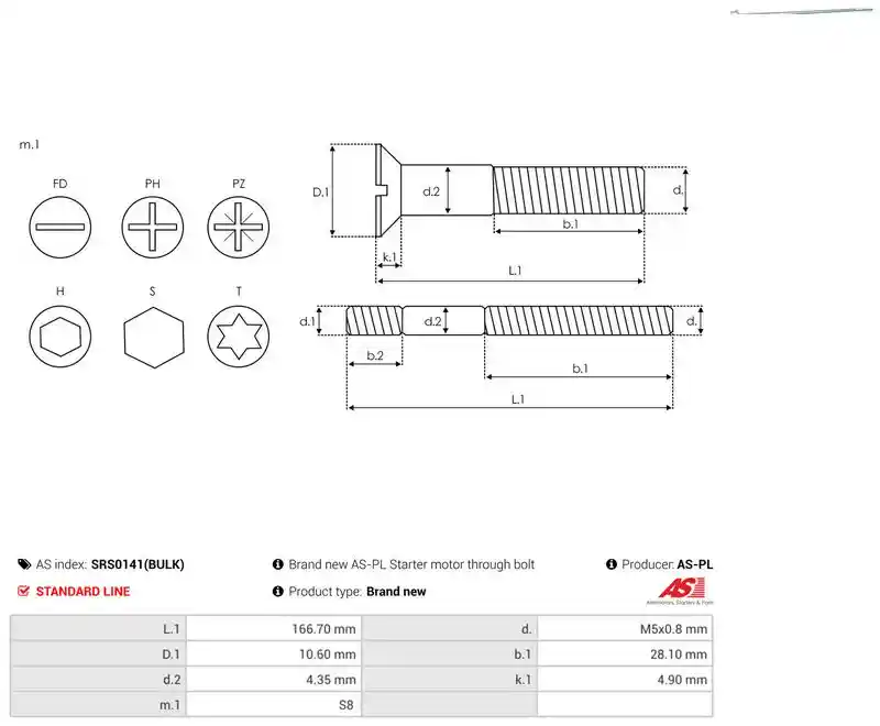 AS-PL SRS0141(BULK)